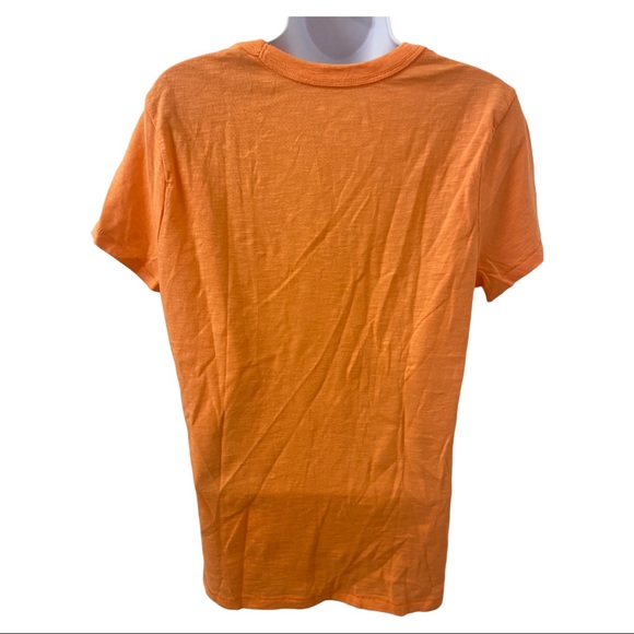 Universal Thread Women's Orange V-Neck T-Shirt - Picture 2 of 2